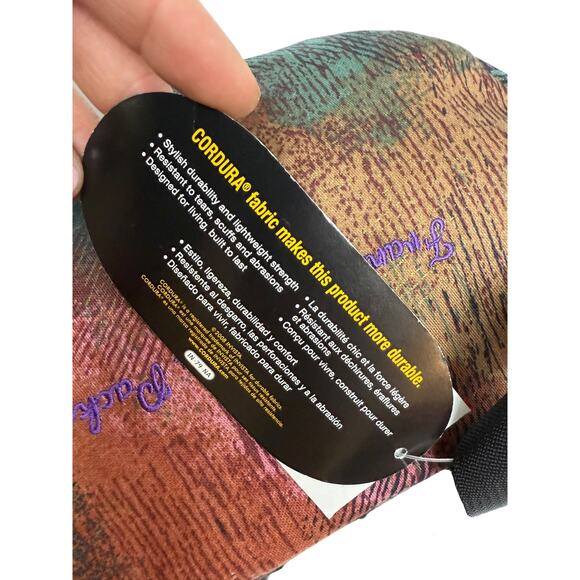 90's Unisex PARROT CANVAS COMPANY USA gold abstract fanny pack - Picture 4 of 6